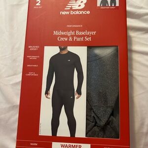 New Balance Performance Baselayer Set in Black